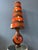 Orange Ceramic Floor Lamp with Dotted Shade, West Germany For Sale - Image 11 of 11
