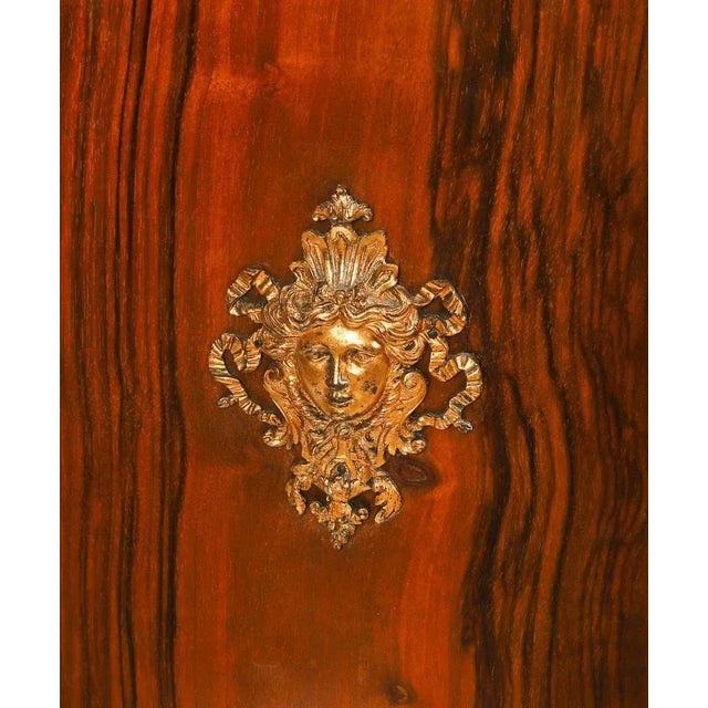 Antique Victorian Walnut Marquetry Cabinets, 1800s, Set of 2 For Sale - Image 10 of 18