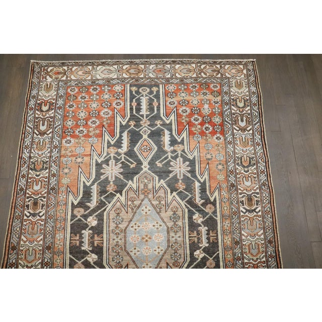 Early 20th Century Mazlagan Accent Malayer Carpet - 4'4" x 6'4" For Sale - Image 9 of 9