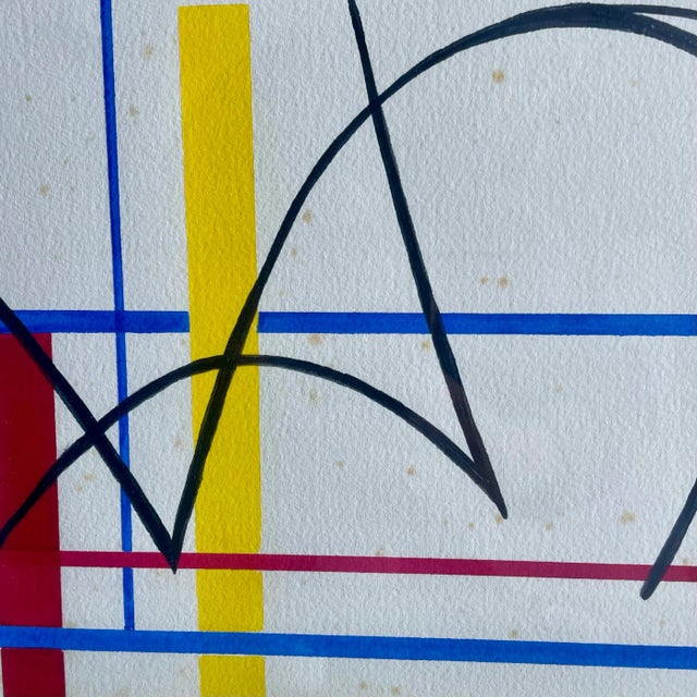 Piet Mondrian Late 20th Century Priscilla Tomaski Modernism Print, Signed & Framed For Sale - Image 4 of 10