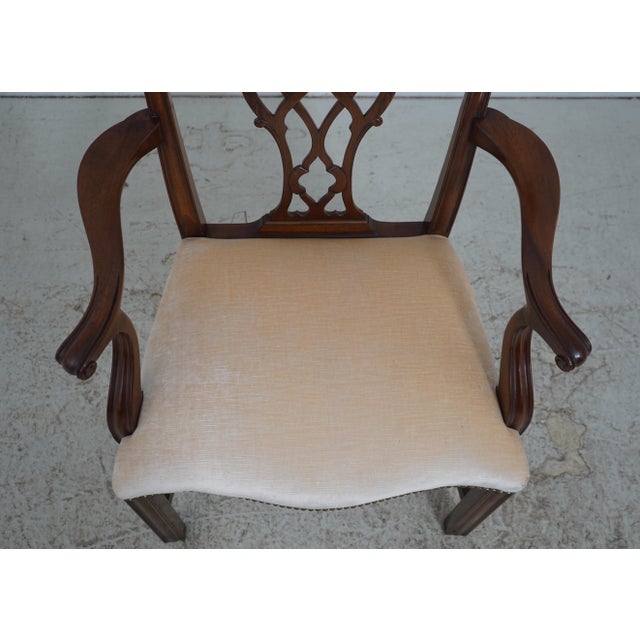 Set of 6 Baker Mahogany Dining Chairs For Sale - Image 10 of 18