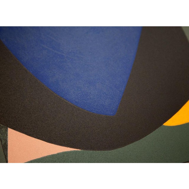 1970s Victor Vasarely Limited Edition Original Lithograph W/Custom Frame For Sale - Image 5 of 11