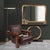 The Annular Console Table pairs dark ebony wood with a brushed brass center circle for a striking contrast. Handcrafted...
