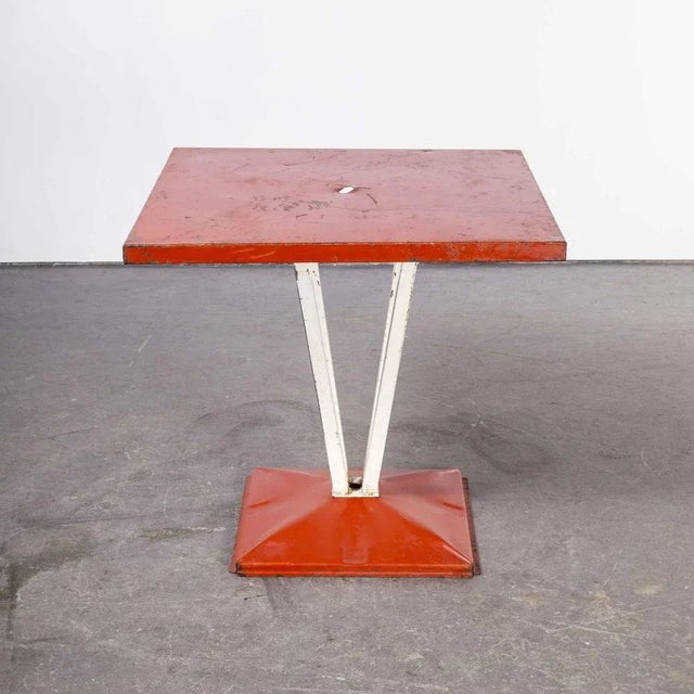 French Tolix Model 1116.1 Outdoor Dining Table, 1950s For Sale - Image 3 of 13