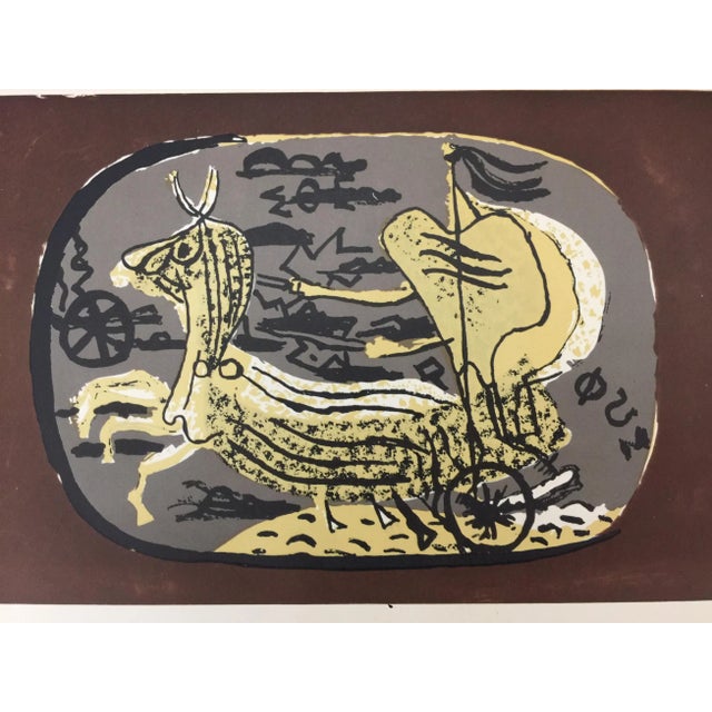 1940s Georges Braque Fine Lithographic Print, 1945 For Sale - Image 5 of 6