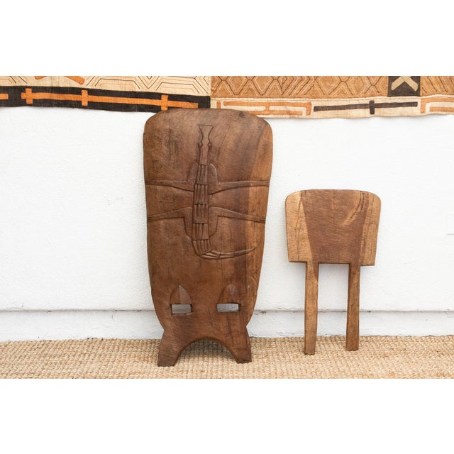 Crocodile Carving African Senufo Chair For Sale In Los Angeles - Image 6 of 8