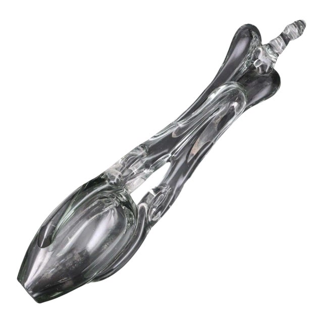 1976 John Bingham Handblown Studio Art Glass Sculpture, Signed For Sale