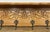 Vintage French Carved Oak Wall Mounted Six Hooks For Sale - Image 9 of 11