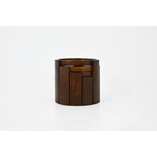 Mid-Century Modern Model 780 Nesting Tables by Gianfranco Frattini for Cassina, 1960s, Set of 4 For Sale - Image 3 of 13