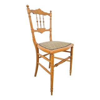 Vintage Chiavari Spool Chair, Italy, 1950s For Sale