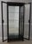 Chinoiserie Ebonized Black Chinoiserie Style Curio Display Cabinet For Sale - Image 3 of 15