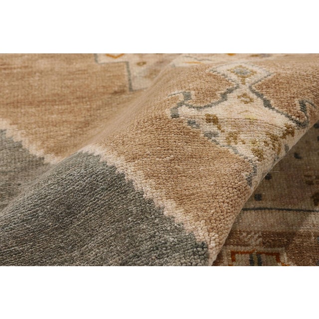 Textile Vintage Turkish Oushak Rug, 04'01 X 07'03 For Sale - Image 7 of 10