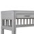 Wood Colony Desk, Light Gray For Sale - Image 7 of 9