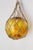 Glass French Amber Colored Glass and Sting Net Flot, 1960s For Sale - Image 7 of 8
