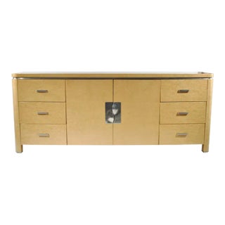 Italian Giorgio Collection Birdseye Maple Dresser Buffet For Sale