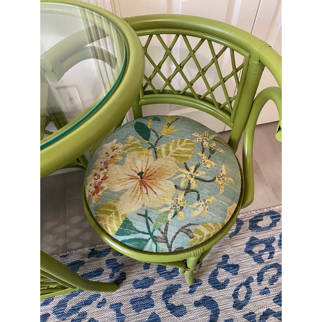 1970s Vintage Rattan Honeymoon Set Three Piece Set Chairish