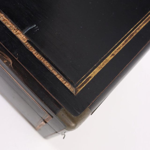 19th Century Sewing Box in Ebony Veneer For Sale - Image 11 of 15