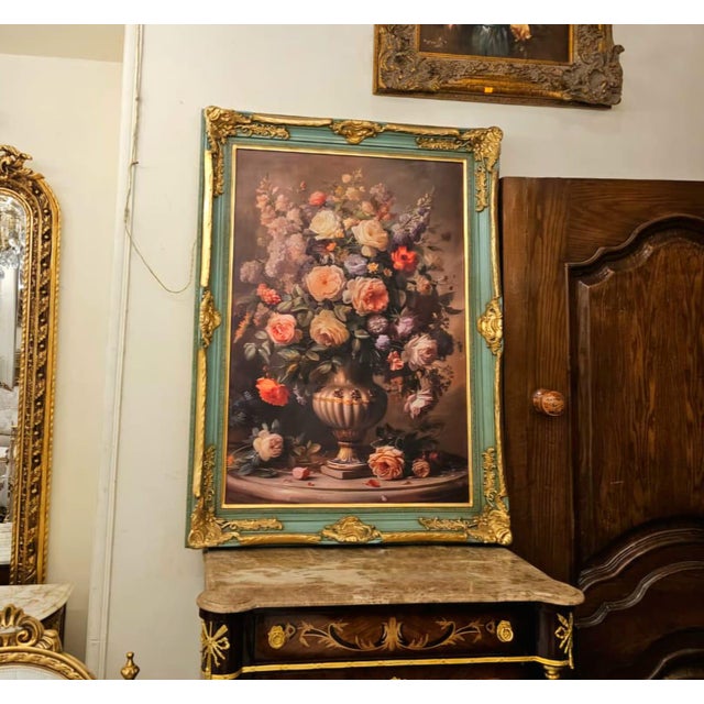 Bring timeless elegance and natural beauty into your home with this exquisite French Rococo-inspired floral wall art....