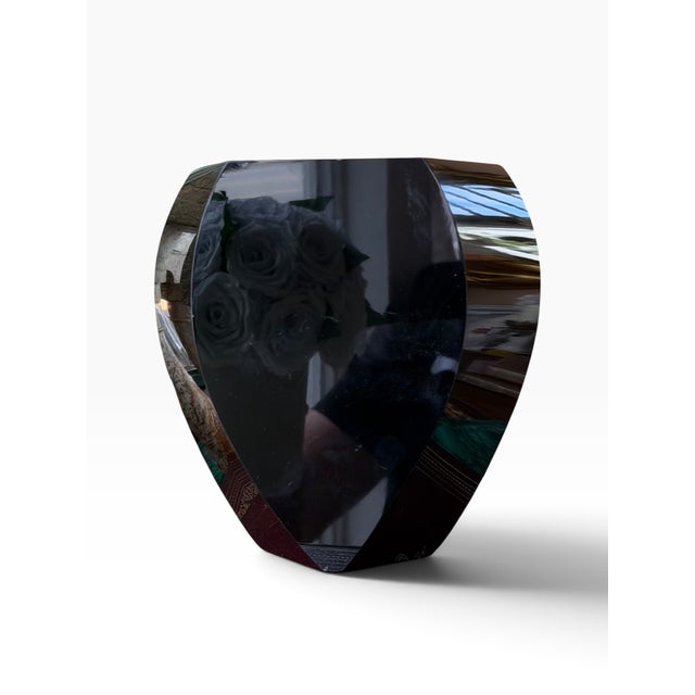 Mid-Century Modern Mid Century Modern Murano Italian Art Glass Vase For Sale - Image 3 of 8