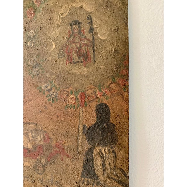 Collection of Mexican Prayer Plaques "Retablos Ex-Votos" from 1950s and 1960s For Sale - Image 4 of 12
