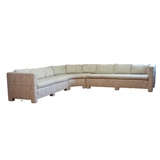 1970s Large Milo Baughman Style Sectional For Sale