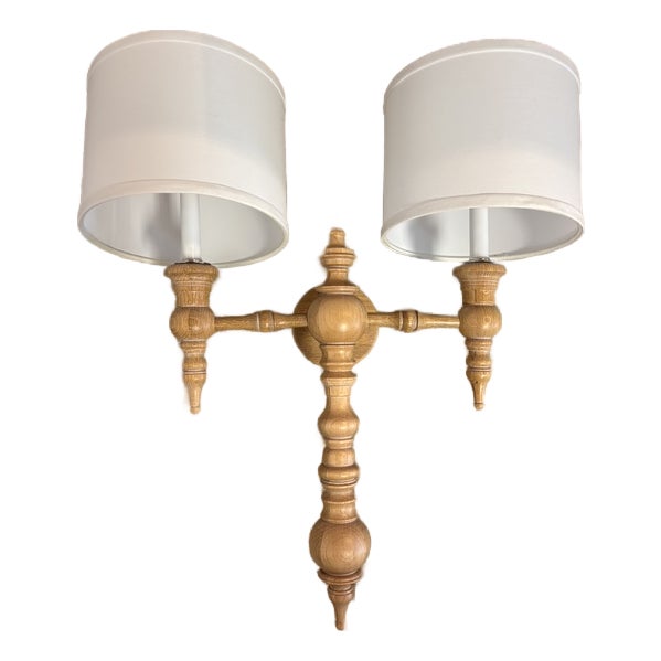 Dunes & Duchess Double Rachel Sconce For Sale