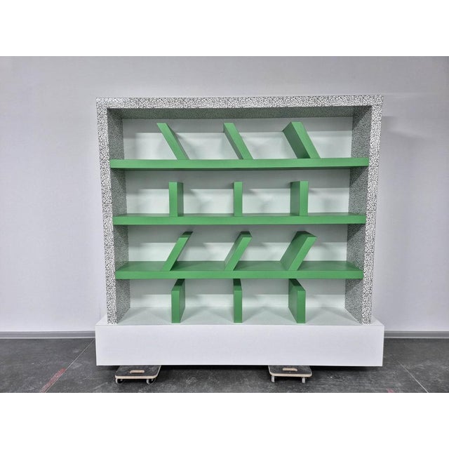 Wood Suvretta Bookcase by E. Sottsass for Memphis Milan For Sale - Image 7 of 8