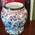 Blue Antique English Staffordshire Style Flow Blue & Blush Biscuit Barrel, C. 1890 For Sale - Image 8 of 11