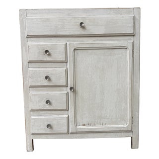 Vintage Patinated Parisian Buffet, 1940s For Sale