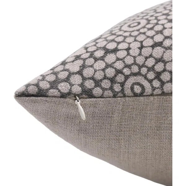 Traditional Fabdivine Throw Pillow Cover 20x20 Inch Handmade Block Print Cushion- Chunributi For Sale - Image 3 of 4