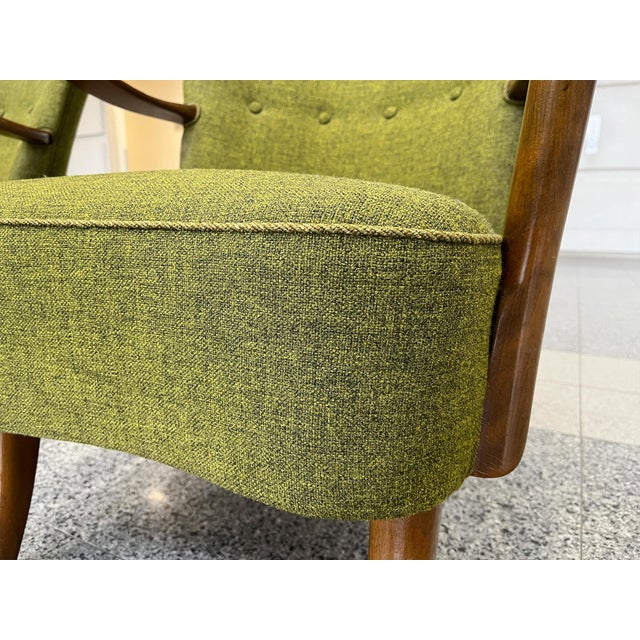 Alfred Christensen Lounge Chairs for Slagelse Møbelværk - A Pair For Sale - Image 11 of 15