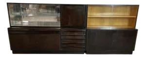 Wall Units by Jindřich Halabala for Up Závody, 1930s, Set of 2