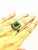 Contemporary Bochic “Capri” Vintage Natural Diamond & Emerald Vintage Retro Ring Set In 18K For Sale - Image 3 of 10