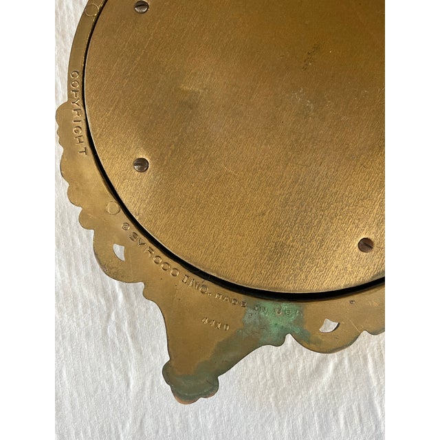 1960s Vintage Federalist Eagle Convex Mirror For Sale - Image 5 of 7