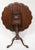 Brown Mid 20th Century Kittinger Shell Carved Chippendale Mahogany Tilt Top Table Ball & Claw "Rare" For Sale - Image 8 of 9