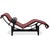 Bauhaus LC 4 Leather Chaise Lounge in Red by Le Corbusier for Cassina For Sale - Image 12 of 16