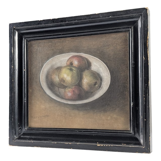 Johan Hendrik Baartscheer, Still Life II, Pastel Drawing, Early 20th Century For Sale