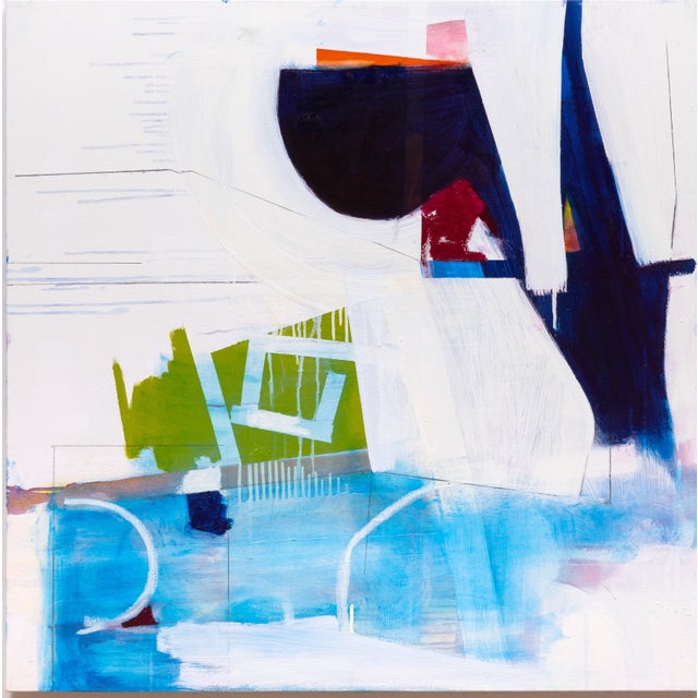 Xanda McCagg Contemporary Abstract Oil and Graphite on Canvas "Under-Stand" by Xanda McCagg For Sale - Image 4 of 4