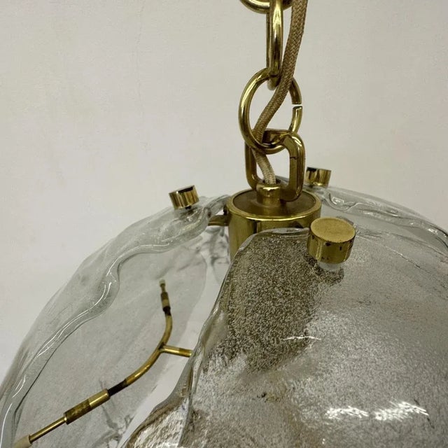 Metal Mid-Century Hanging Lamp from Kalmar, 1970s For Sale - Image 7 of 11