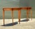 Vintage Regency Sunburst Burl Wood Demilune Tables - A Pair For Sale - Image 12 of 12