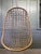 Mid-Century Modern Mid-Century Hanging Bamboo and Rattan Egg Chair For Sale - Image 3 of 9