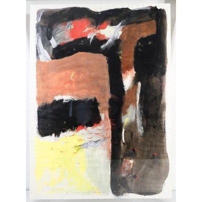 Adriano Parisot, Abstract Composition, 1985, Oil on Paper For Sale - Image 14 of 14