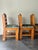 Set of 4 1960s Brutalist Oak Dining Chairs For Sale In Tampa - Image 6 of 6