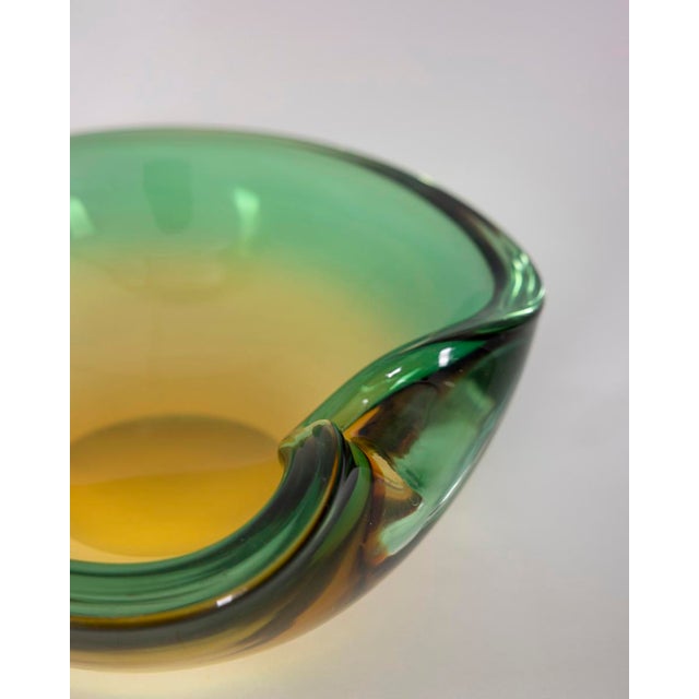 Vintage Italian Murano Glass Submerged Emptier Tray, 1970s For Sale - Image 8 of 9