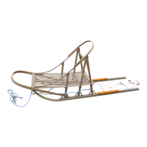 Vintage Bentwood Wood Full Size Sprint / Racing Dog Sled Snow Iditarod Style