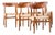 Hans Wegner for Carl Hansen & Son Ch23 Mid Century Danish Teak, Oak Dining Chairs - Set of 6 For Sale