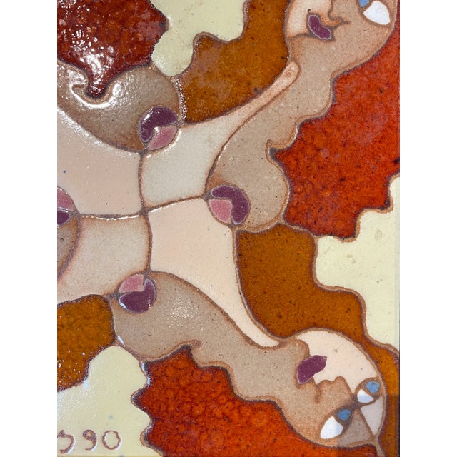 1990s 1990s "Quattro Femmes" Mosaic Sculpture by Guillermo Wagner Granizo For Sale - Image 5 of 6