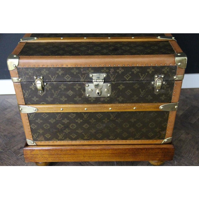 Small Monogram Trunk from Louis Vuitton, 1920 For Sale - Image 9 of 18