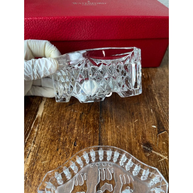 Waterford Crystal Waterford Crystal Songs of Christmas Collection Year 2000, O’ Holy Night Song, Musical Trinket or Jewelry Box For Sale - Image 4 of 5