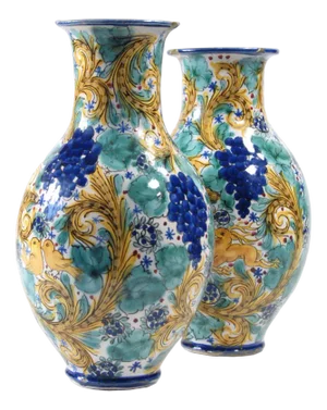 Ceramic Josef Štancl Vases, Czechoslovakia, 1940s, Set of 2